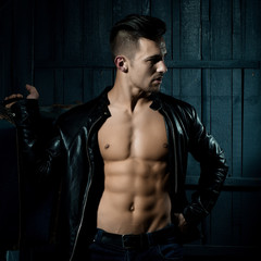 Strong sexy man