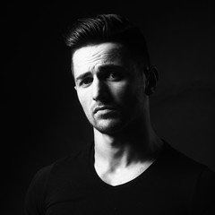 Stylish guy portrait