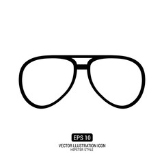 Hipster icon