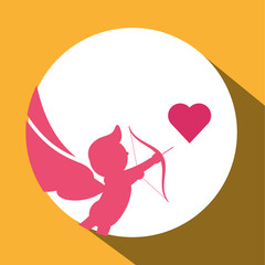 love and cupid design , valentines related icon