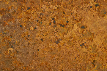 Macro rusting steel