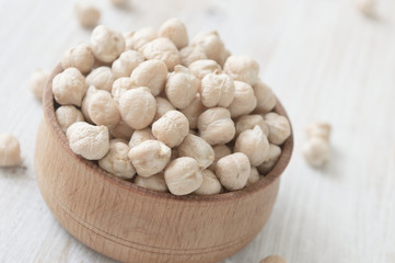 Chick-pea, chickpeas. Food photography.