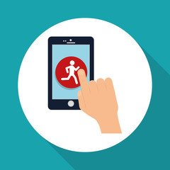 illustration of healthy lifestyle , editable vector