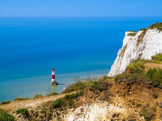 Beachy Head Lighthouse, Eastbourne, East Sussex, England