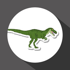 dinosaur icon design , prehistoric animal vector icon