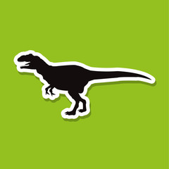 dinosaur icon design , prehistoric animal vector icon
