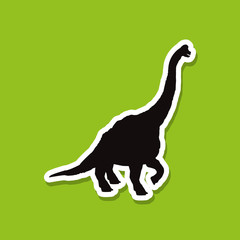 dinosaur icon design , prehistoric animal vector icon