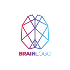 Abstract Brain Technology Symbol