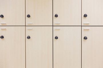 Modern wood locker