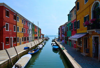 Fototapeta na wymiar Isola di Burano, Venezia (Venice, Italia)