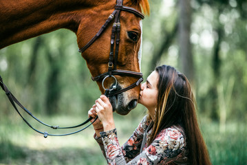 girl and horse