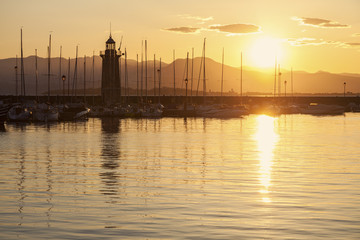 Lighthouse in Desenzano del Garda