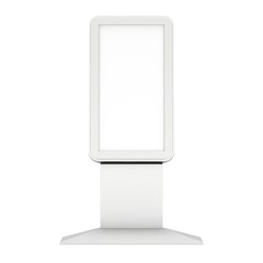Trade show booth LCD kiosk stand.