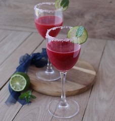 homemade strawberry Daiquiri