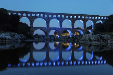 Papier Peint photo autocollant Pont du Gard Pont du Gard