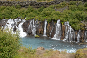 Hraunfossar, Island