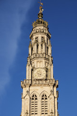 Fototapeta na wymiar Arras Town Hall on Place des Heros