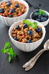 Breakfast with granola