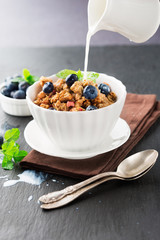 Breakfast with granola