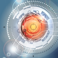 Futuristic space background