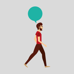 people walking design 