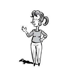 weibliche comics figur