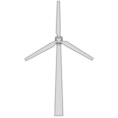 Wind generator. Vector EPS10