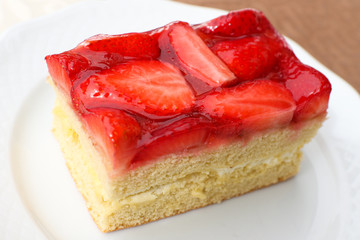 Erdbeerkuchen vom Blech