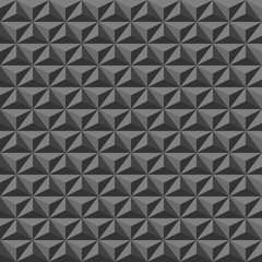 Black geometric texture, seamless