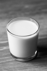Glass of milk