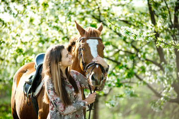 girl and horse