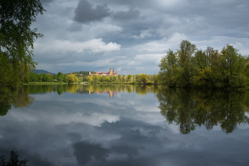 Obraz premium Aprilwetterspiegelung