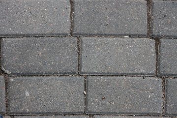 Фон тротуарной серой плитки