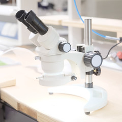 Dentist microscope for a teeth