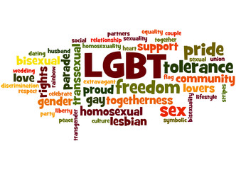 LGBT, word cloud concept 4