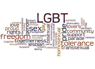 LGBT, word cloud concept 6