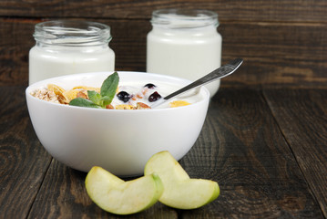 Healthy dietary breakfast