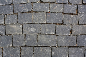 Texture of cobblestone road, Moscow, Russia, Red Square