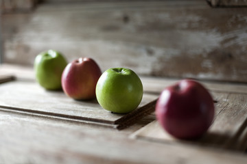 Pommes Rouges et Vertes