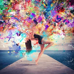 Fotobehang The art of dance © alphaspirit
