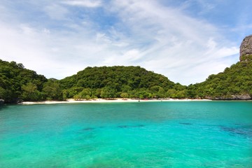 Fototapeta na wymiar the paradise island in trang thailand 