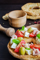 Italian dried bread Friselle