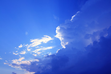 blue sky clouds,Blue sky with clouds.