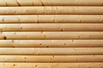 Blockhouse wall texture background 