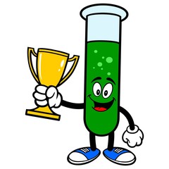 Test Tube with a Trophy