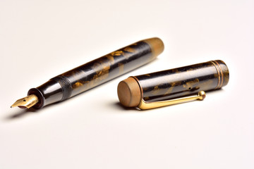 Naklejka premium elegant fountain pen