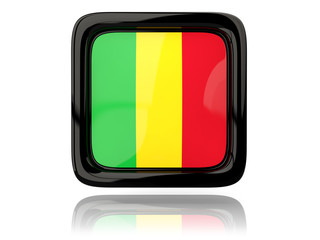 Square icon with flag of mali