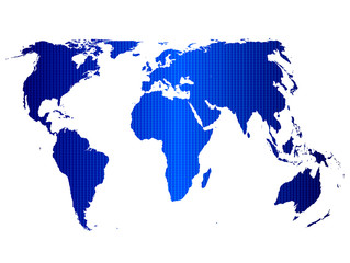 世界　地図　青　背景