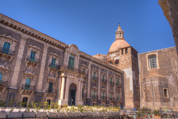 Fototapeta premium The Benedictine Monastery, Catania