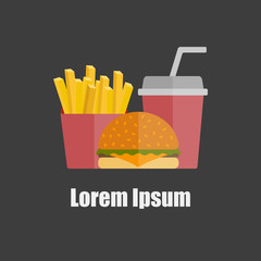 American food concept